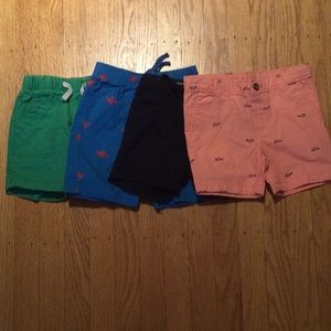 4 Pair Toddler Boy Shorts. 24 months.